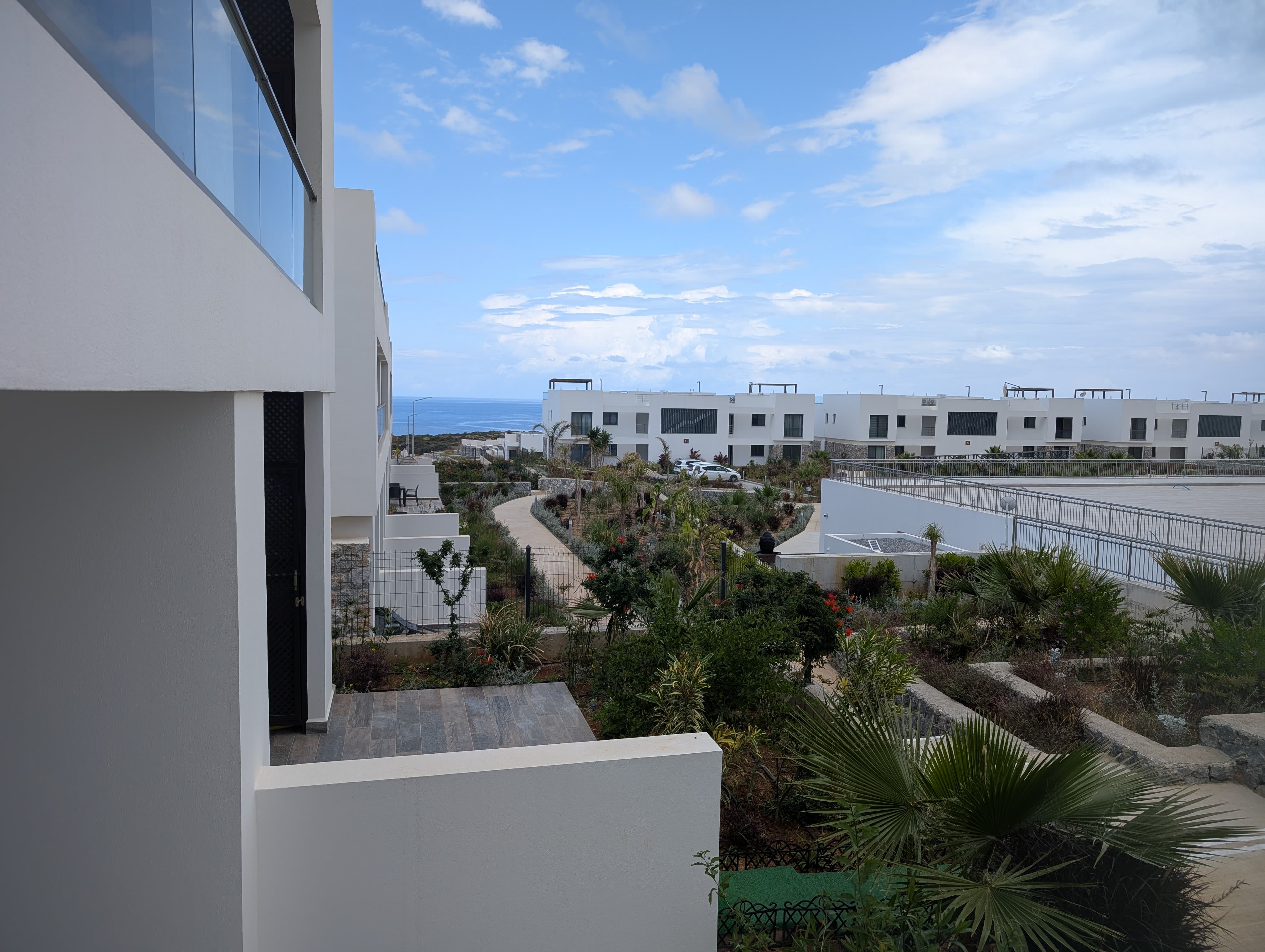 Výhled z terasy na moře